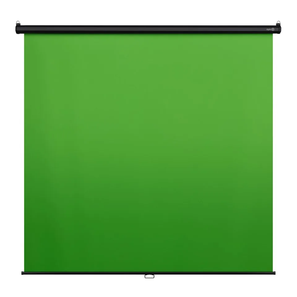 väggmonterad green screen